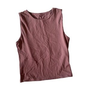 Vitality Women’s Cloud II™ Rib Crew Tank Color Sepia Size M